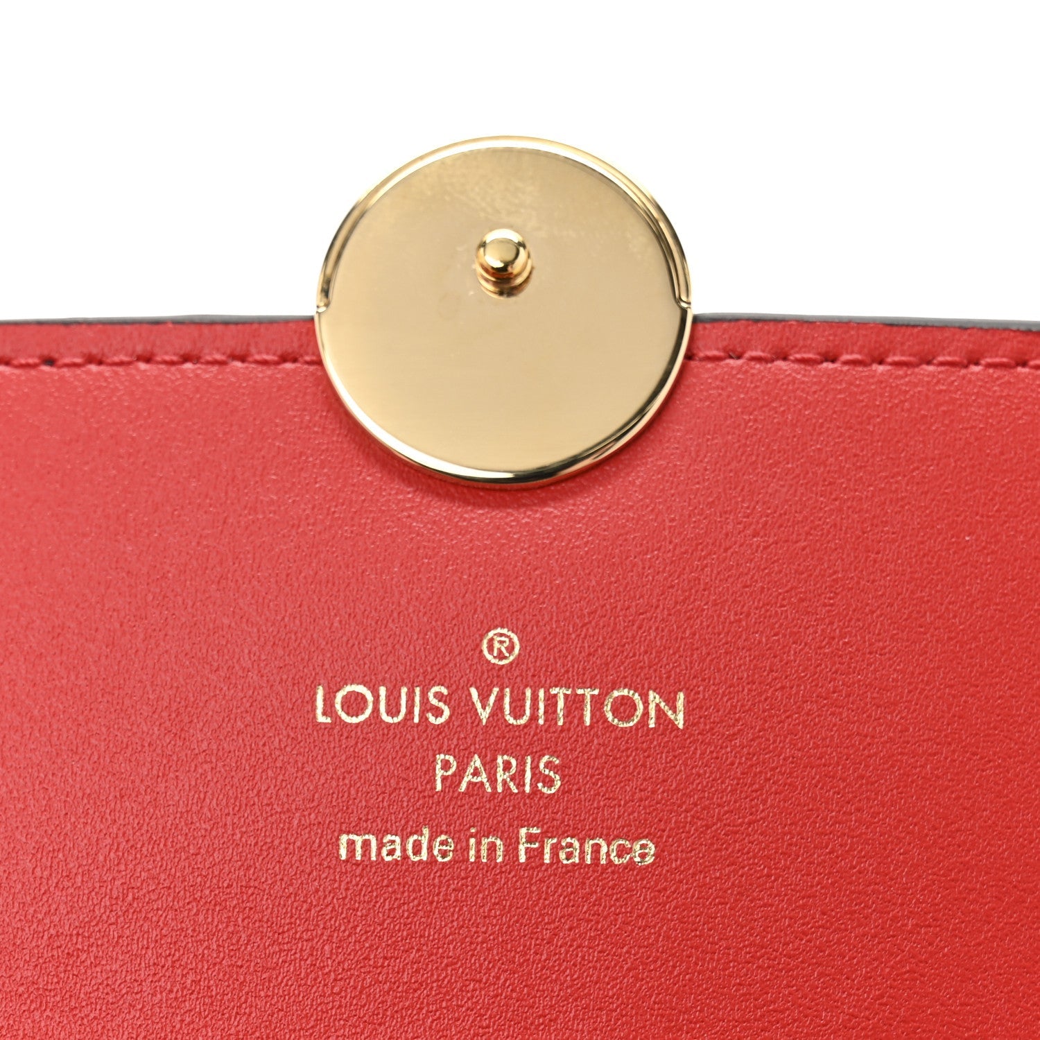 Monogram Flore Compact Wallet Coquelicot