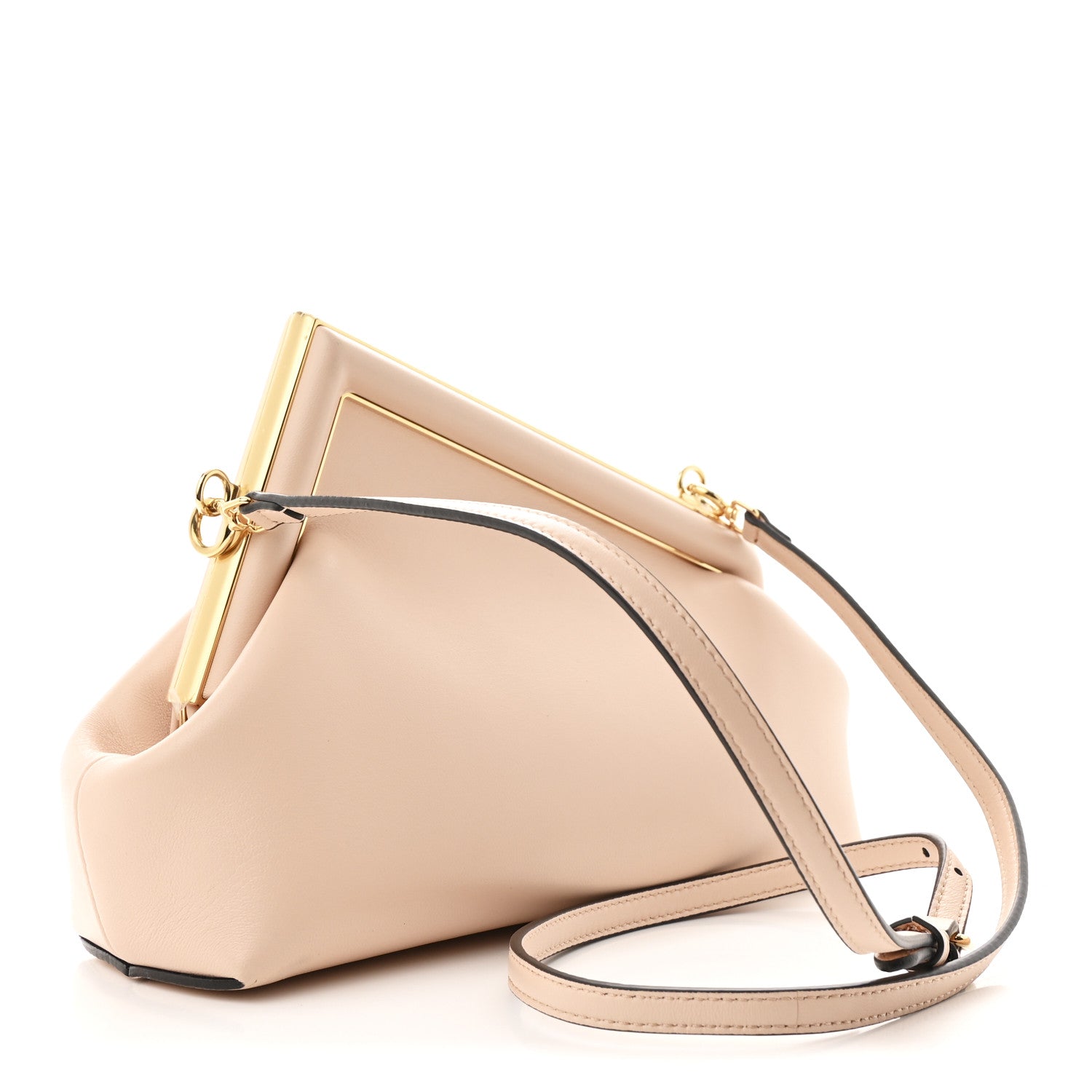 Shiny Nappa Small Fendi First Poudre