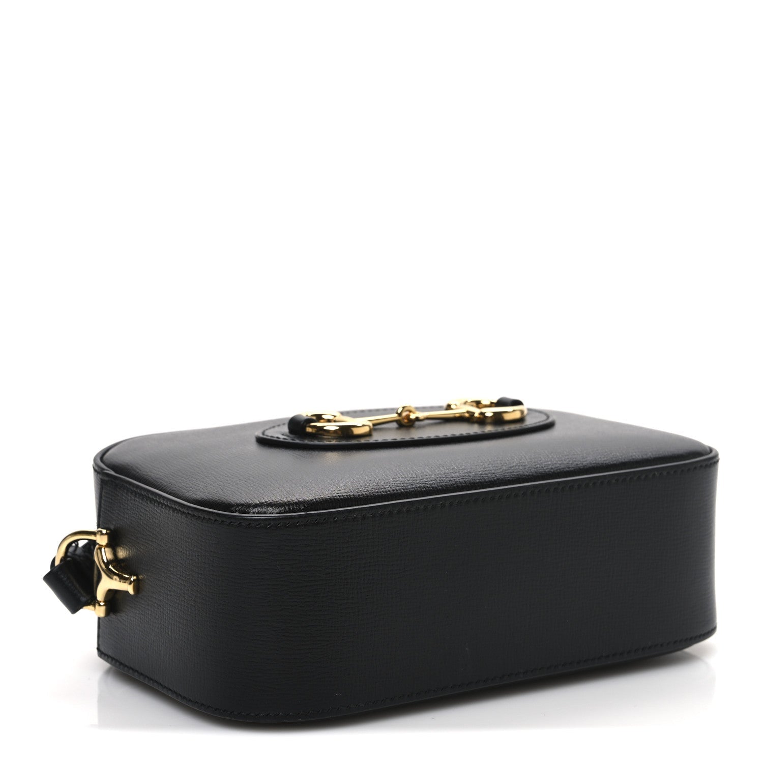 Calfskin Mini Horsebit 1955 Camera Shoulder Bag Black