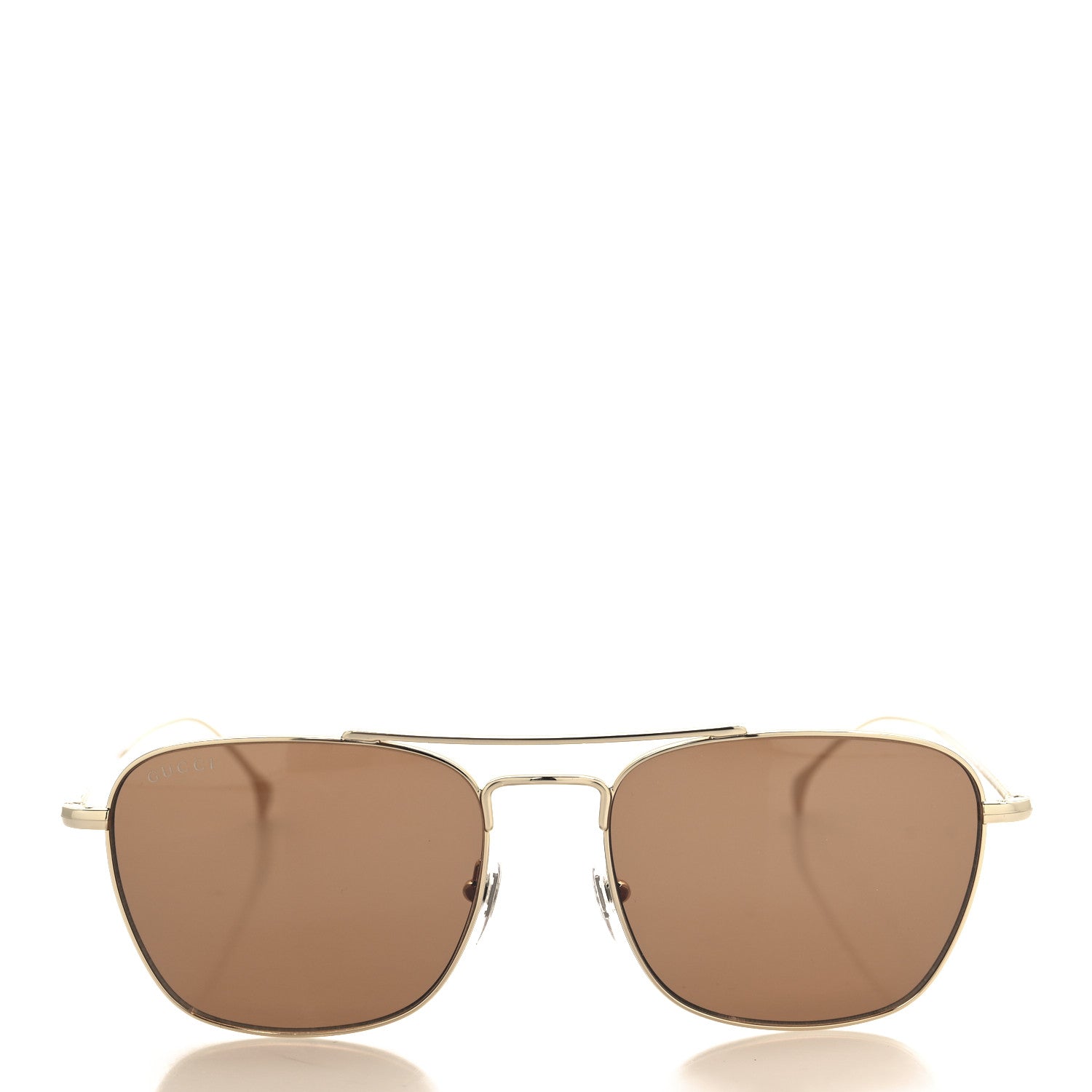 Metal Aviator Sunglasses GG1183S Gold Brown