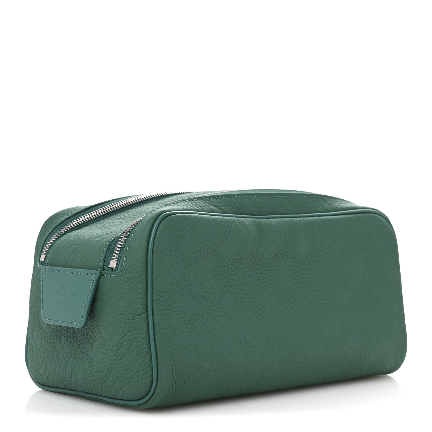 Taurillon Monogram Dopp Kit Toilet Pouch Borneo Green