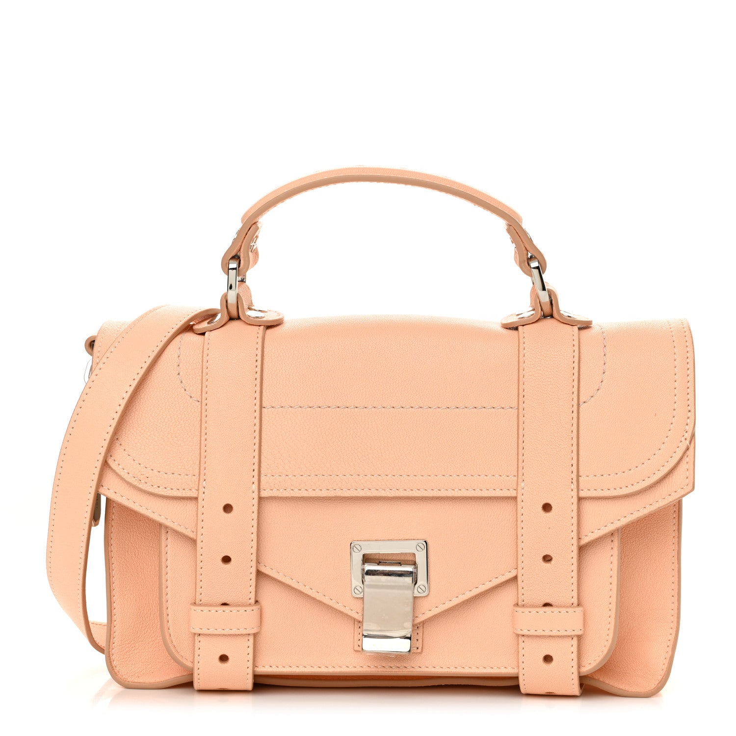 Lambskin Tiny PS1 Satchel Peach