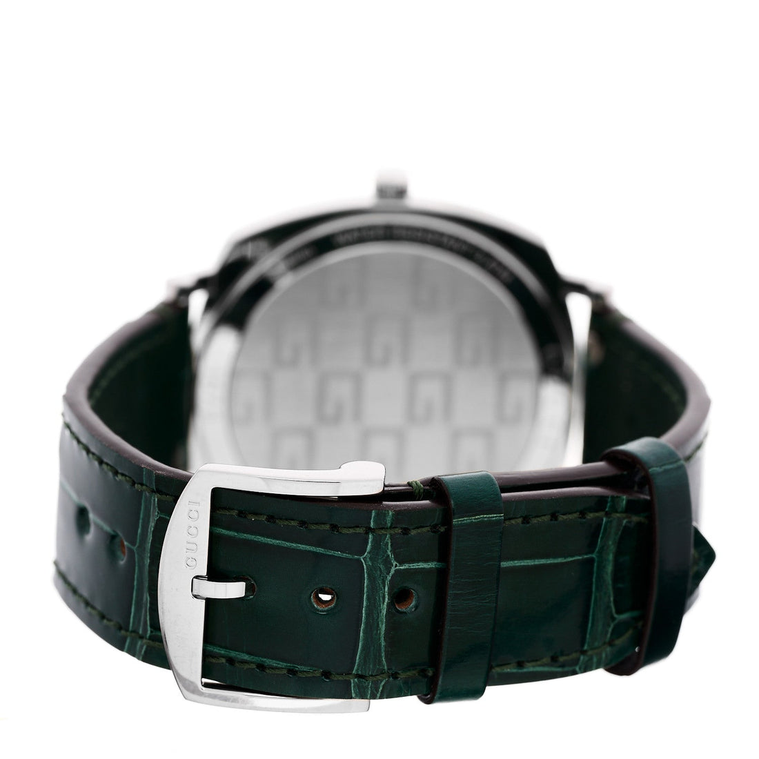 Stainless Steel Alligator 38mm Grip Quartz Watch Green