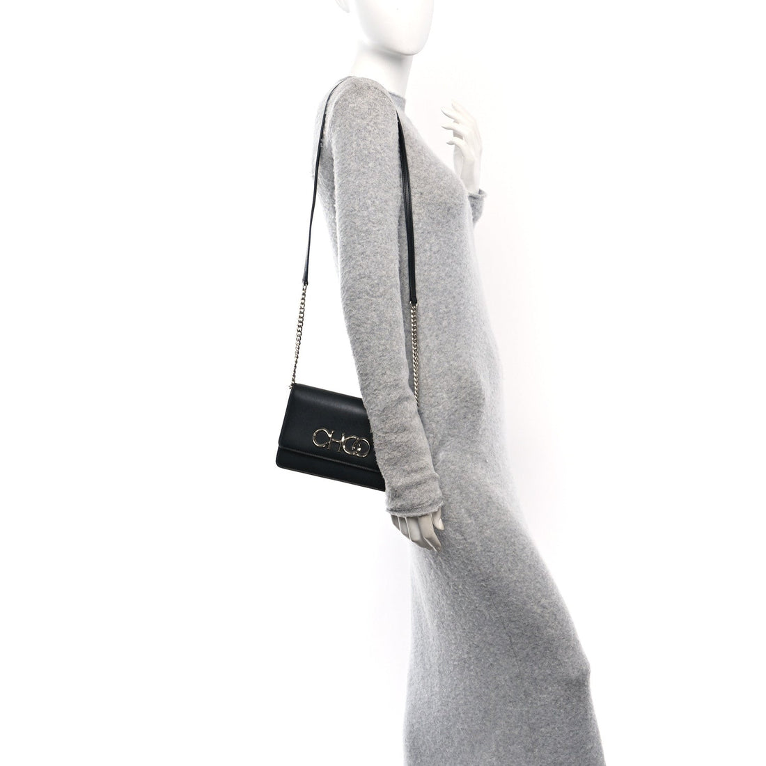 Nappa Logo Kalina Crossbody Bag Black