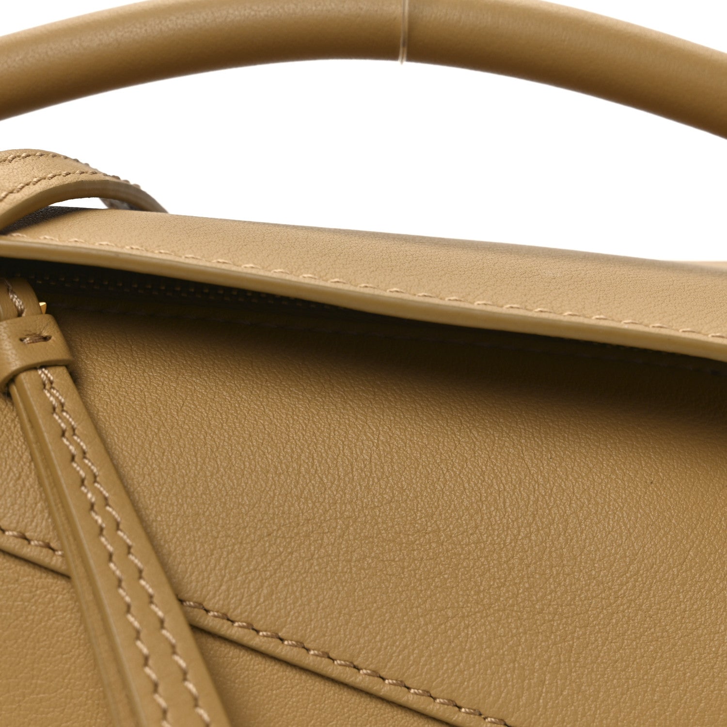 Calfskin Mini Puzzle Edge Bag Sahara