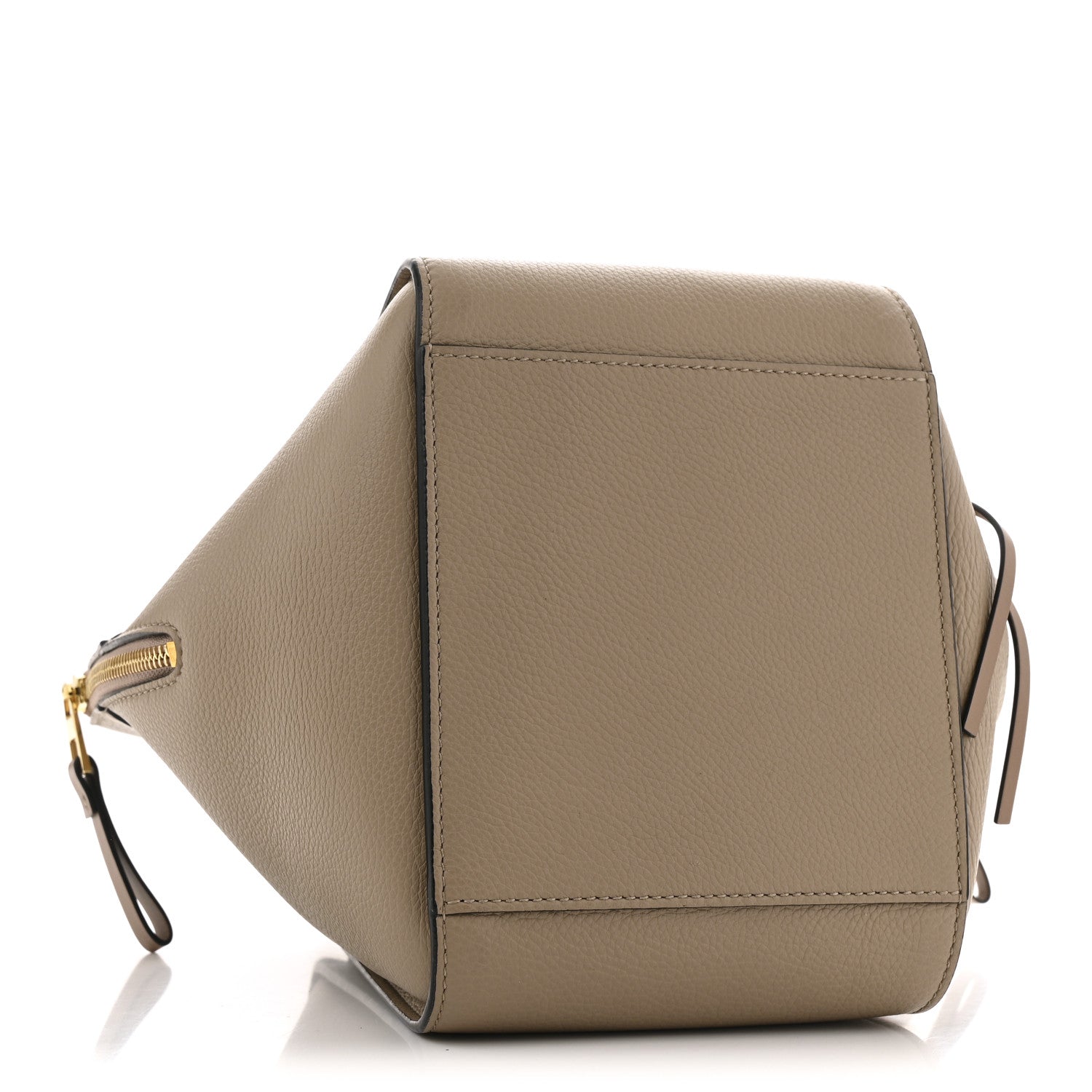 Soft Grained Calfskin Compact Hammock Shoulder Bag Sand