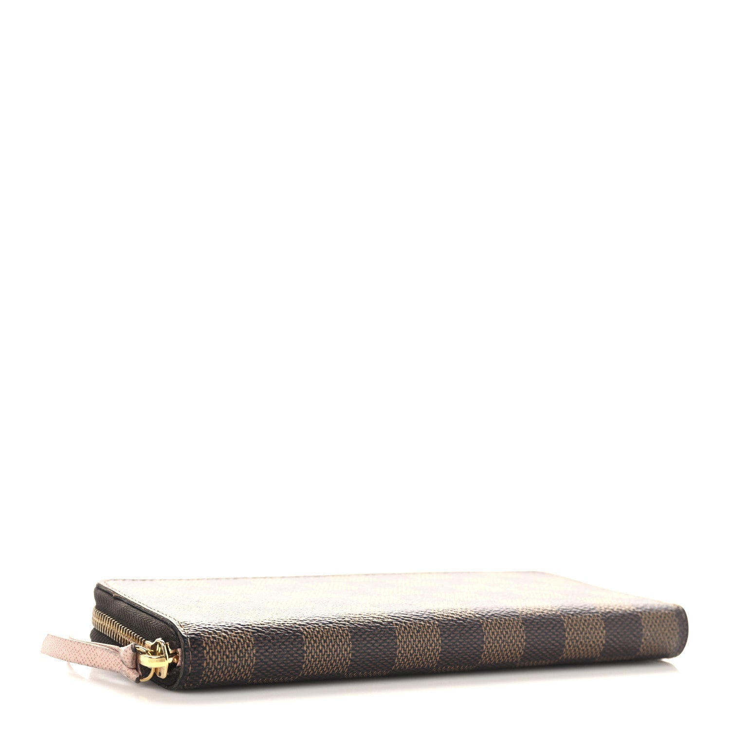 Damier Ebene Clemence Wallet Rose Ballerine