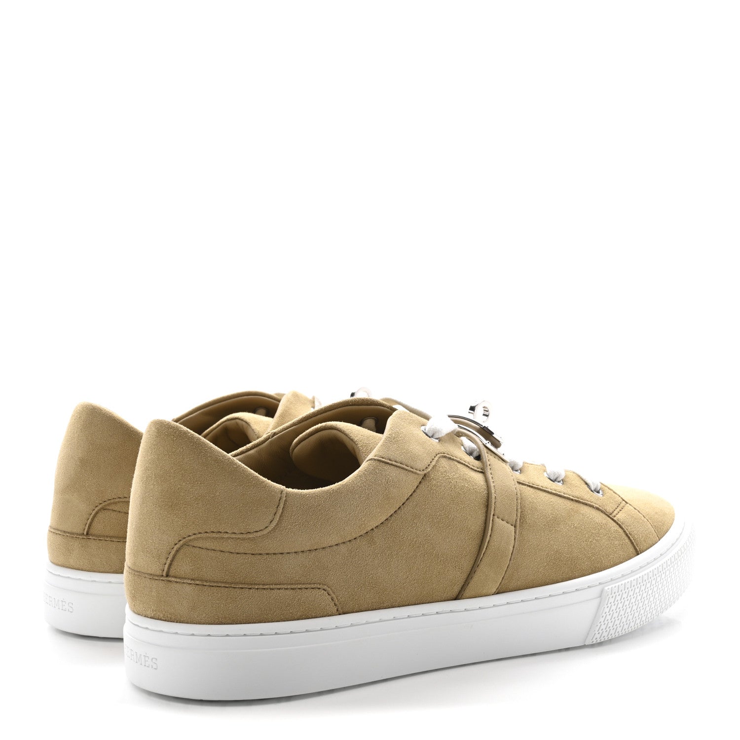 Chevre Velours Mens Day Sneakers 42 Beige Albatre