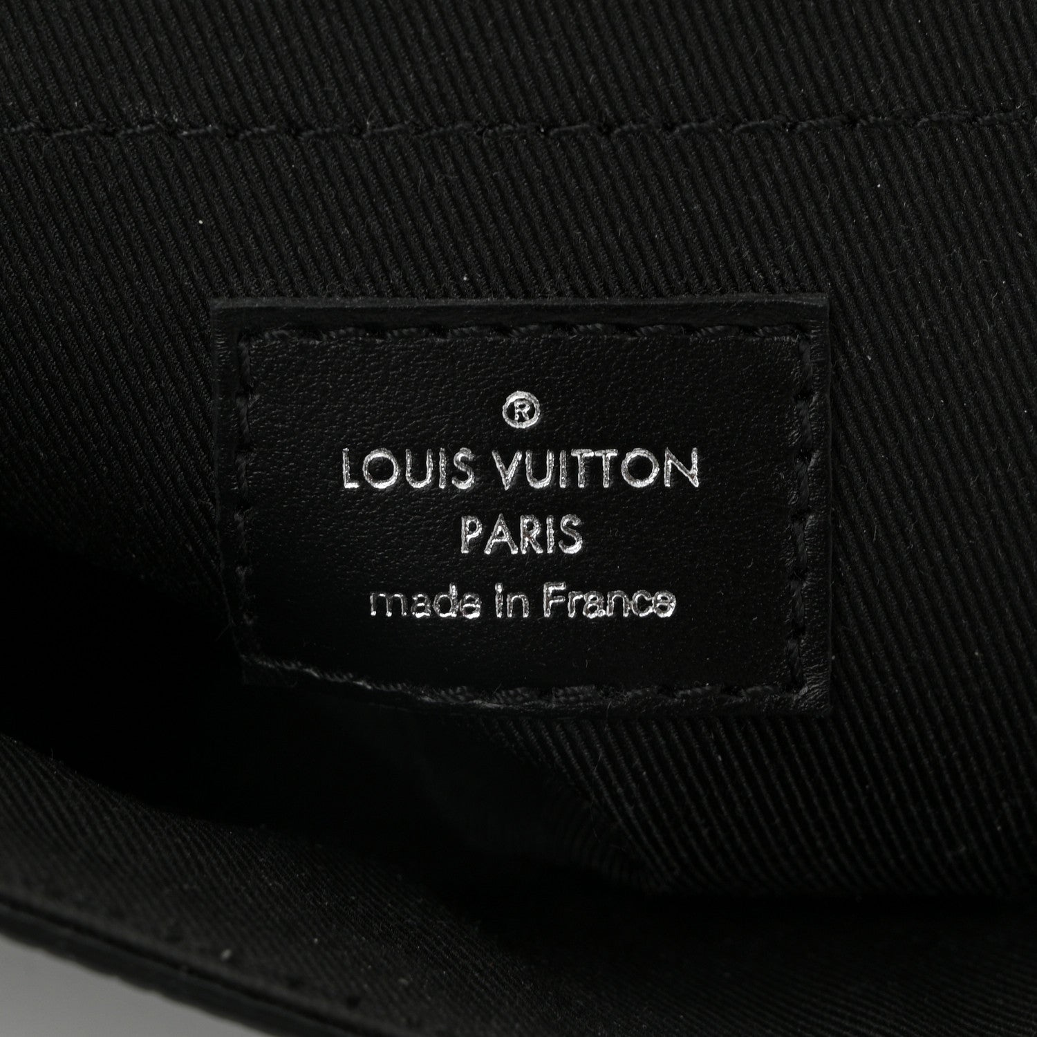 Grained Calfskin Monogram Pulse Messenger Khaki Black