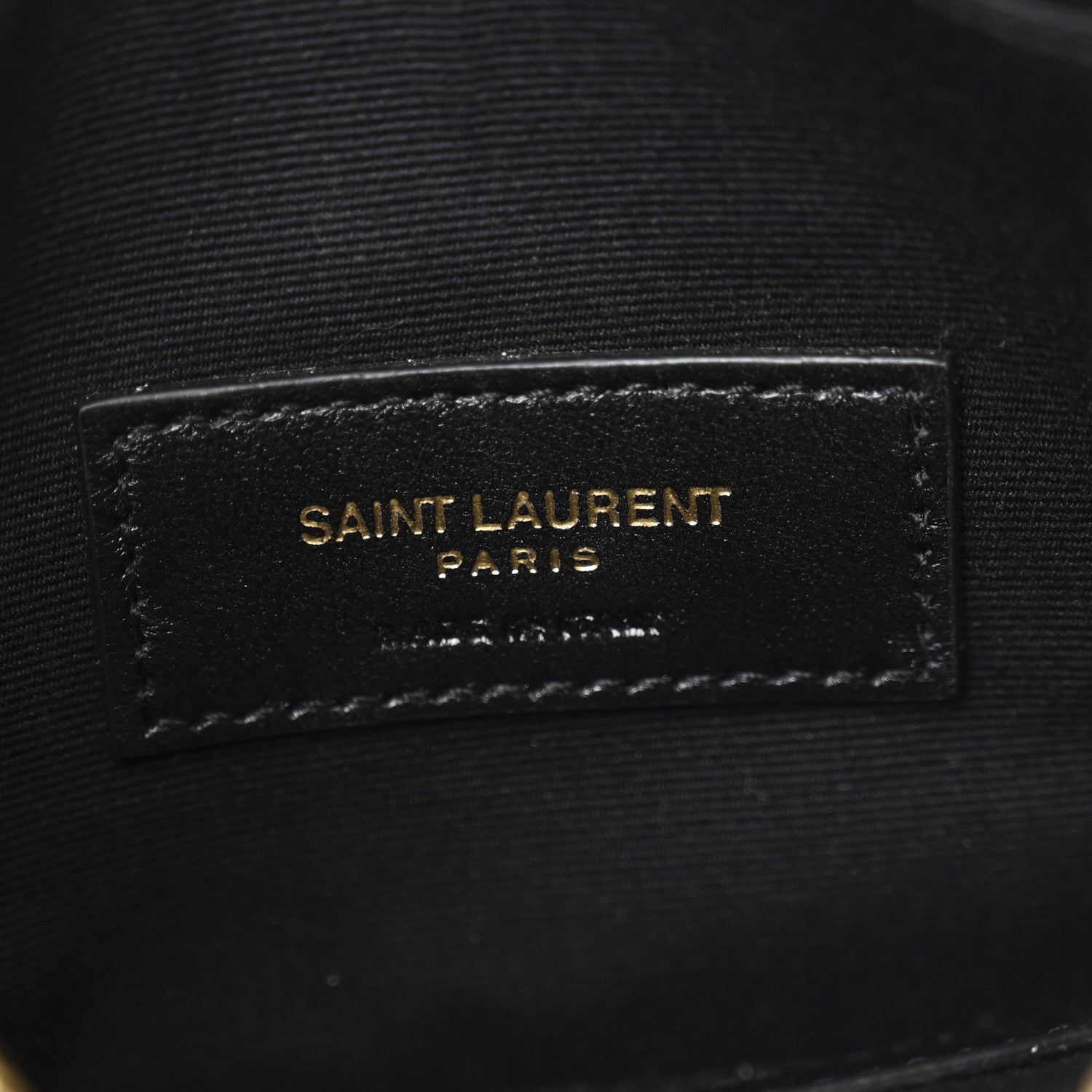 Grain De Poudre Chevron Monogram Bill Pouch Black