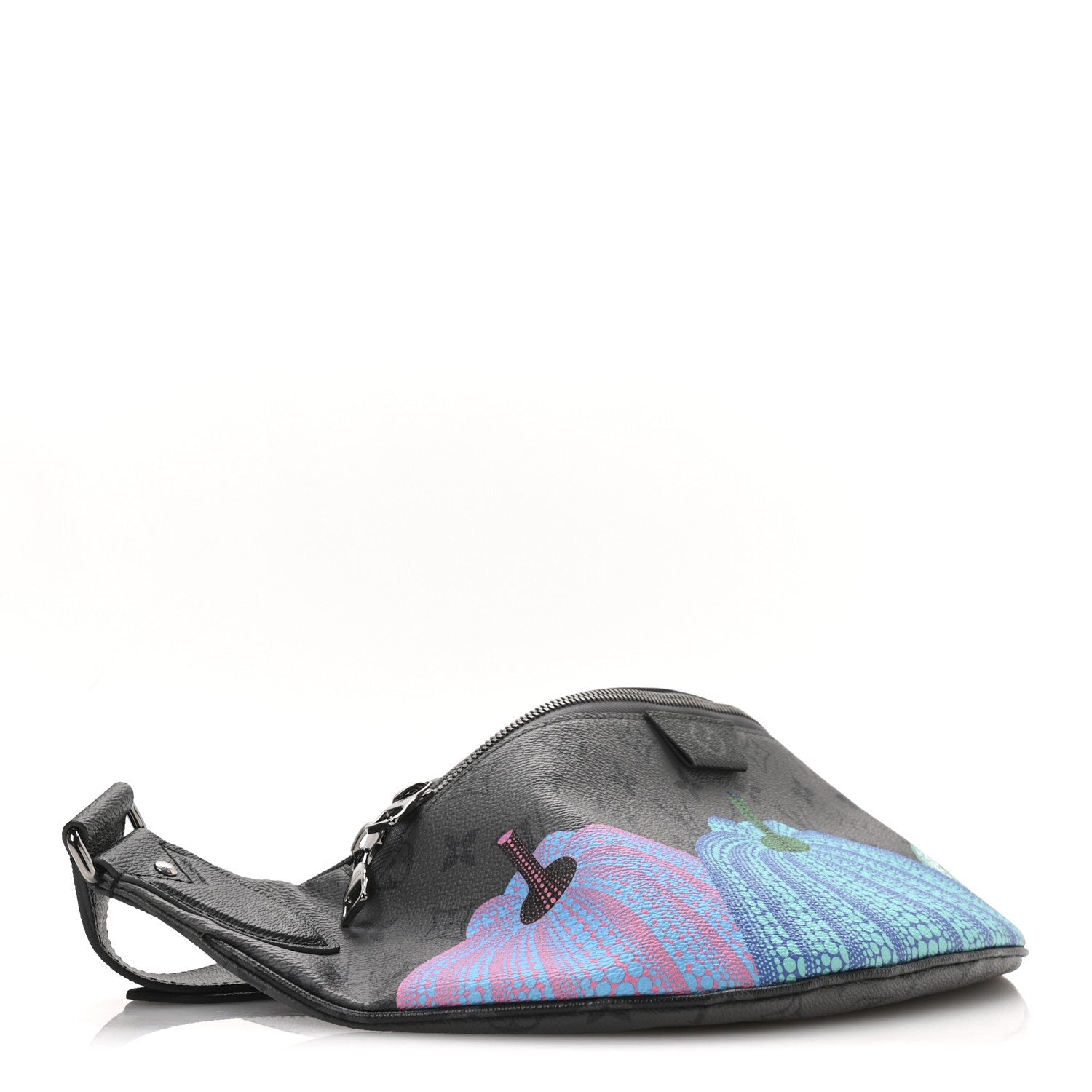 LV X YK Monogram Eclipse Reverse Pumpkin Bumbag Multicolor