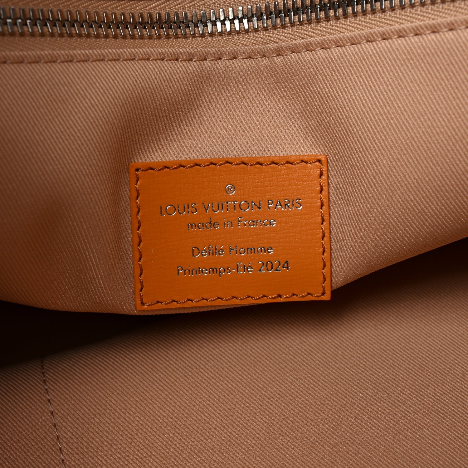 Cowhide Shopper Bag MM Safran