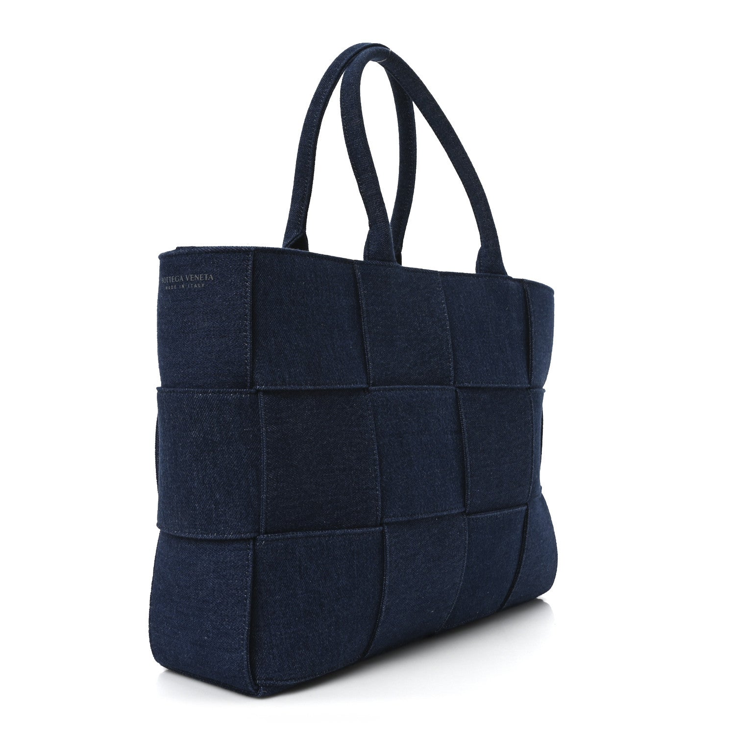 Denim Maxi Intrecciato Mens Arco Tote