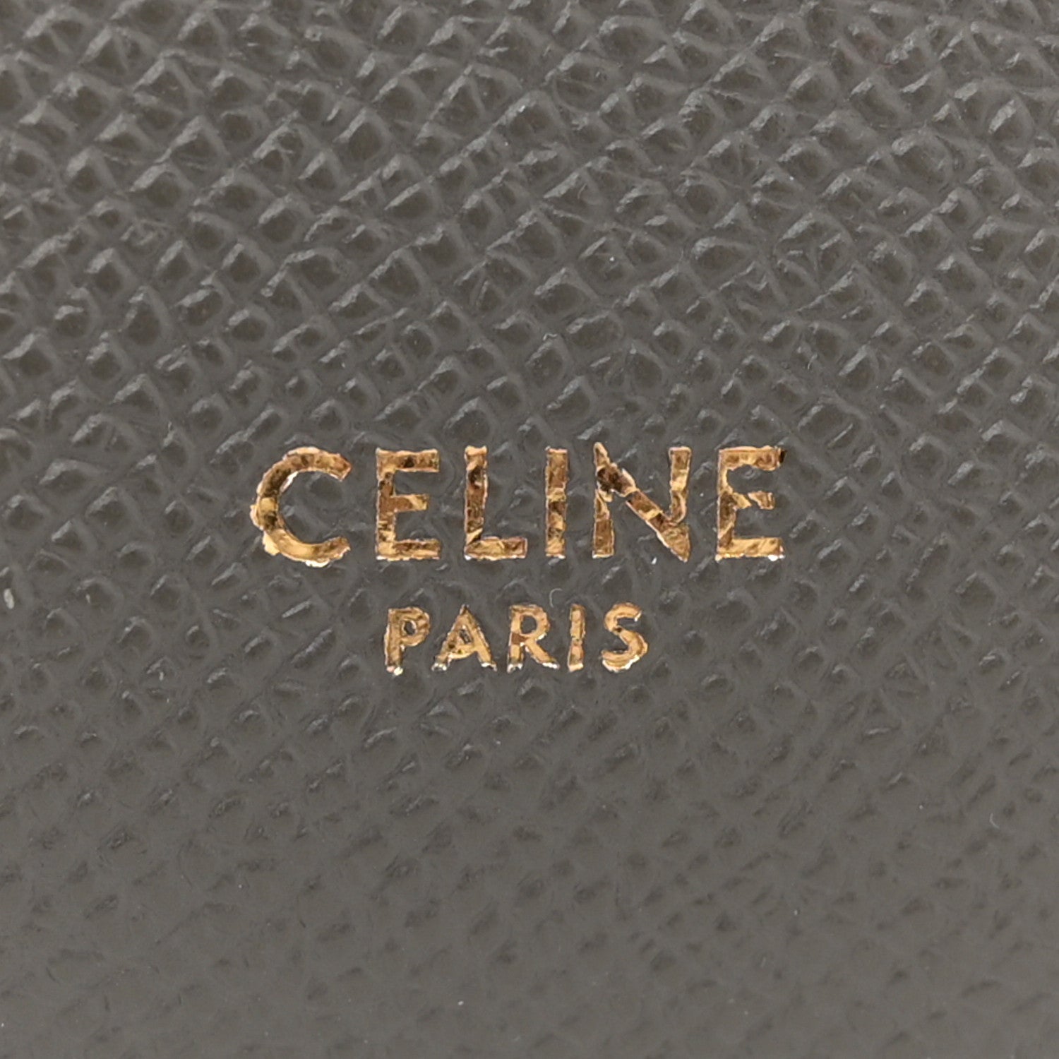 Grained Calfskin Micro Belt Bag Grey