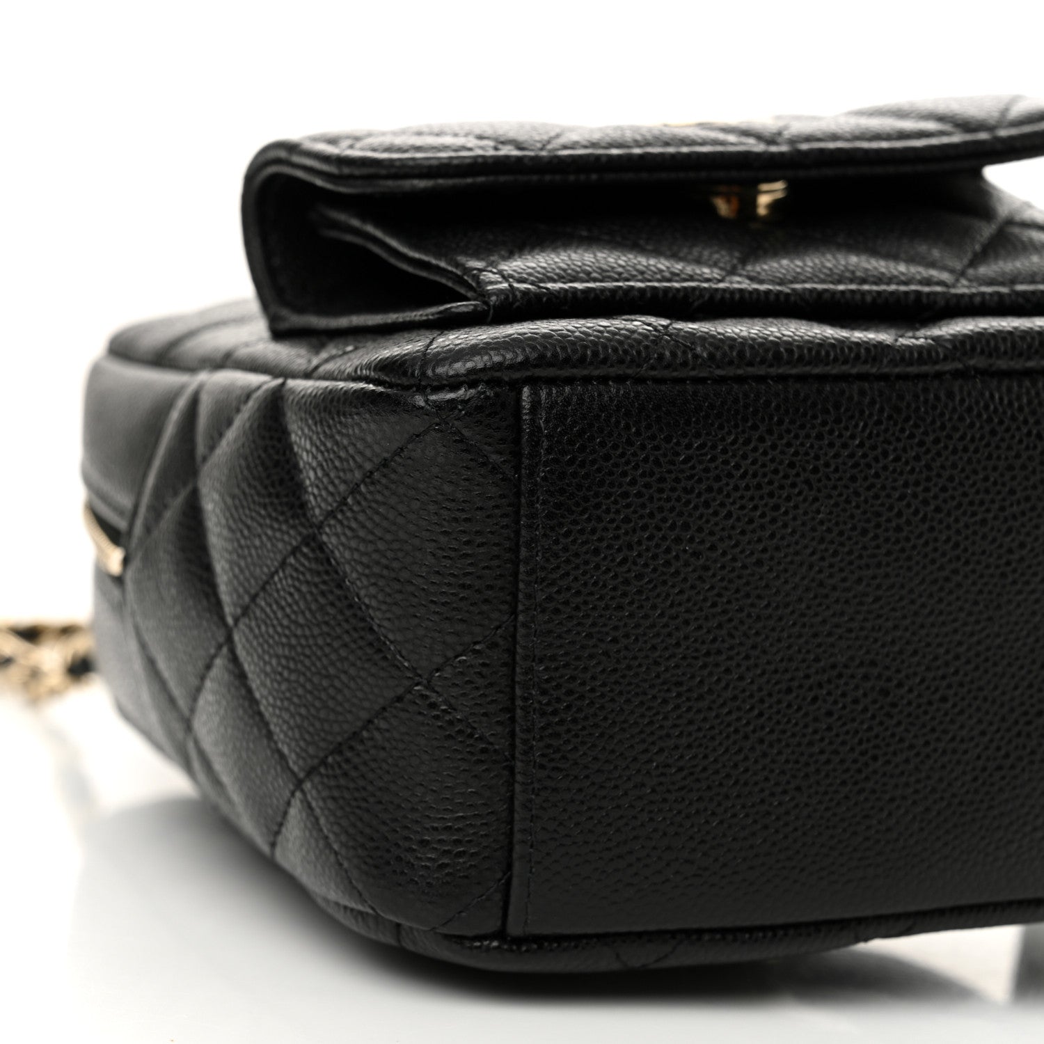 Caviar Quilted CC Mini Classic Backpack Black