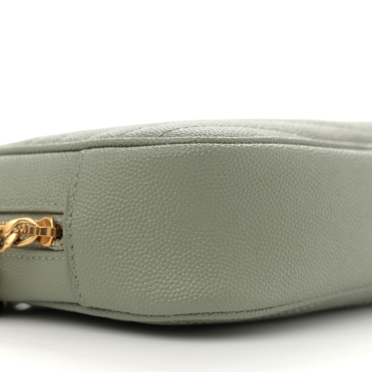 Grain De Poudre Matelasse Monogram Mini Lou Camera Bag Light Sage