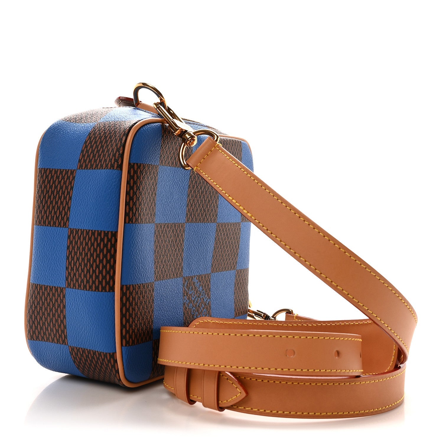 Damier Pop Chess Messenger Blue