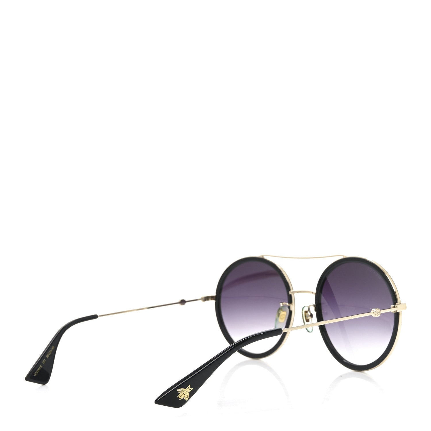 Metal Round Frame Sunglasses GG0061S Black