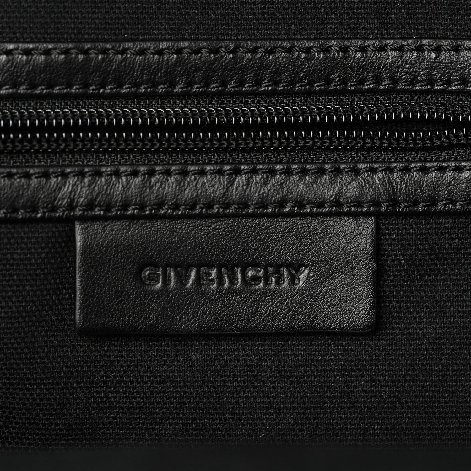 Padded Nylon Small Backpack Black Red