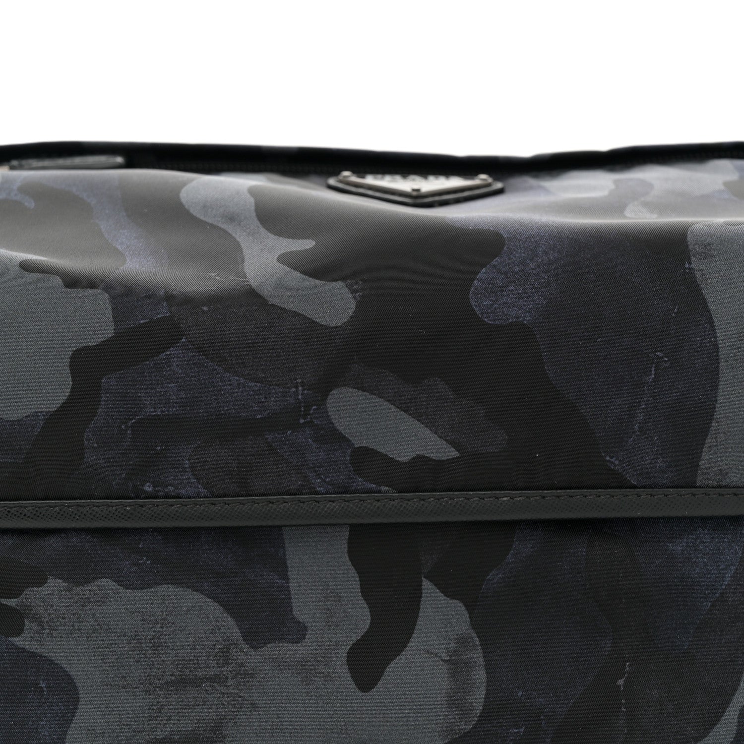 Tessuto Nylon Camouflage Belt Bag Fumo
