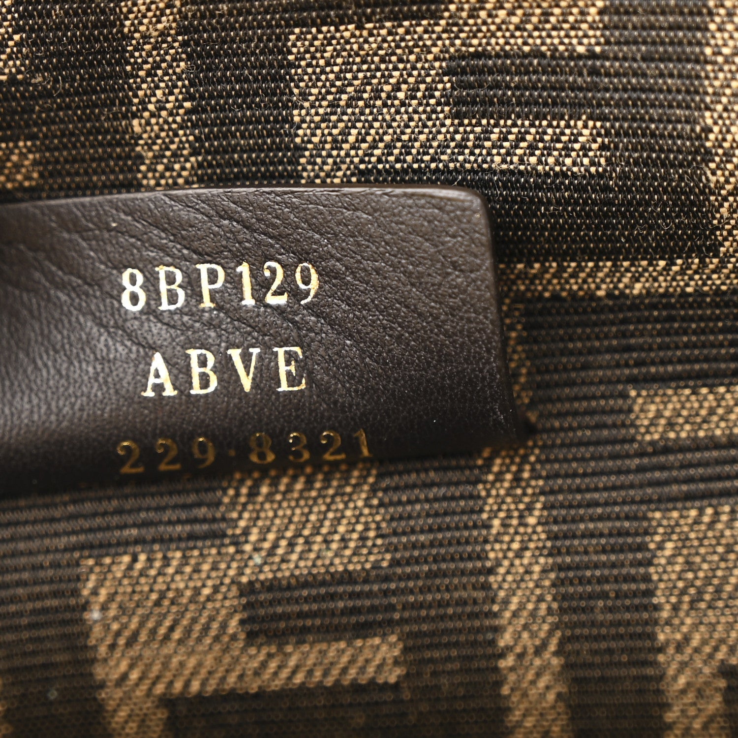 Shiny Nappa Small Fendi First Poudre