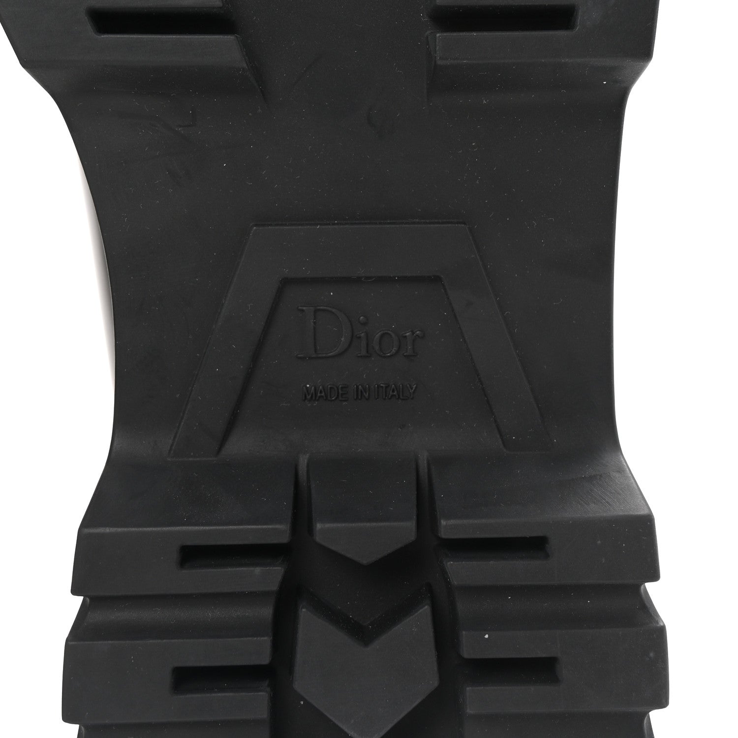 Brushed Calfskin Shearling Dior Code Lug Sole 15mm Loafers 41 Black Natural