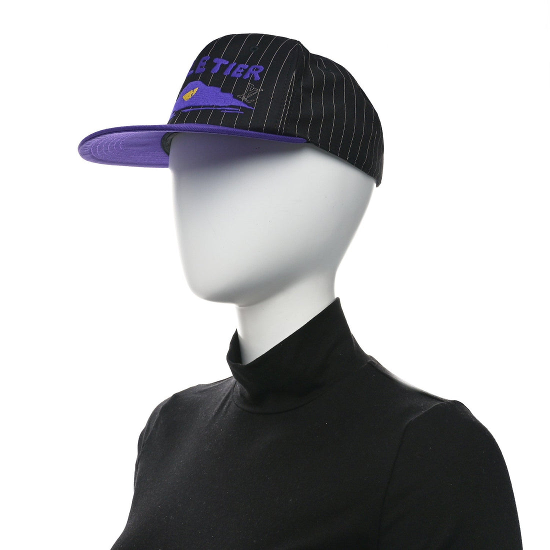 Mesh Croco Malletier Cap Black