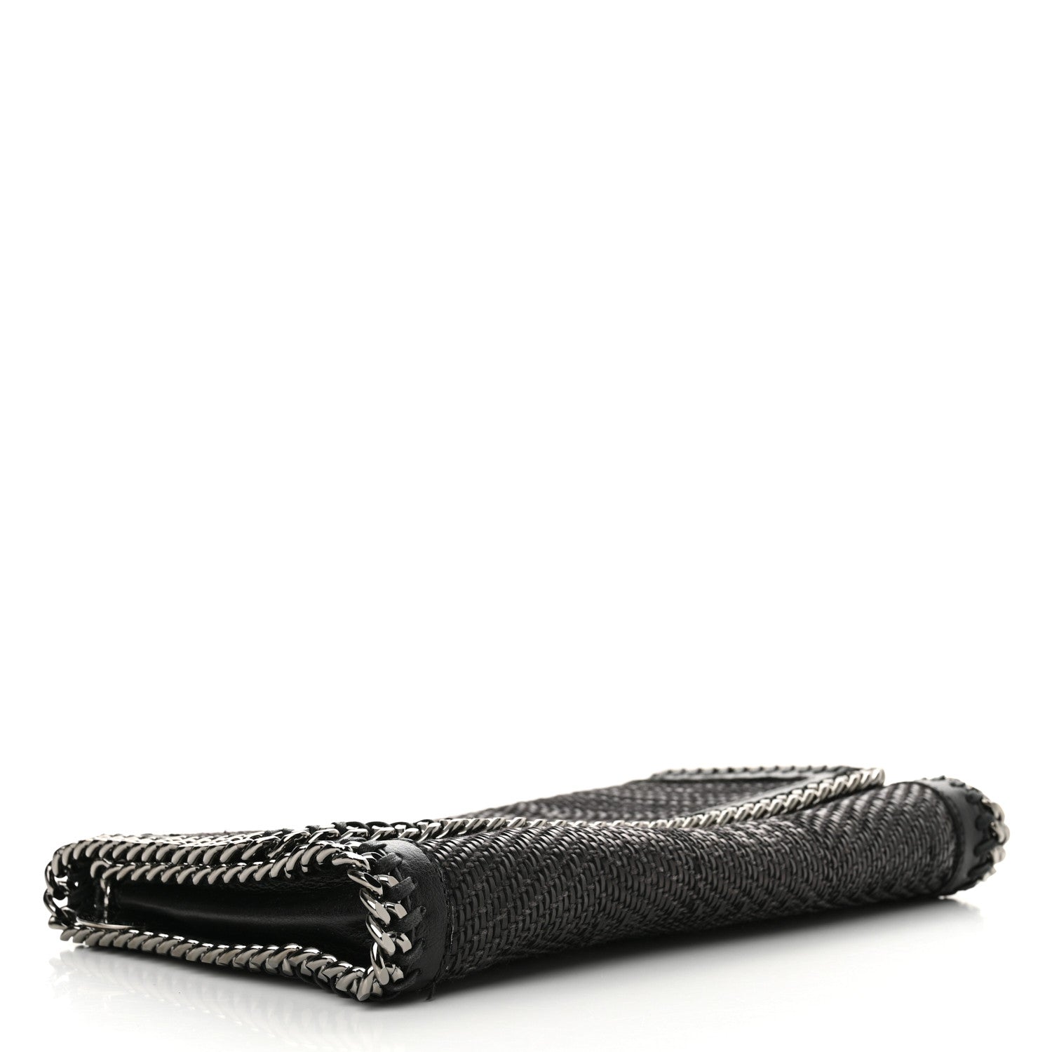 Braided Falabella Clutch Black