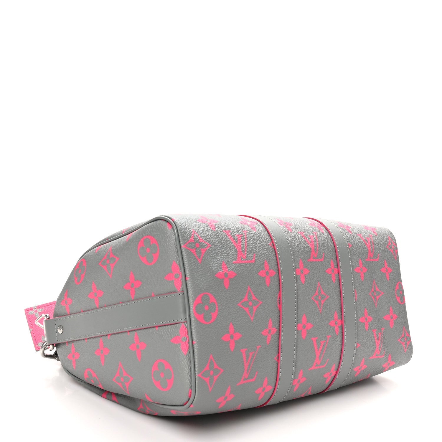 Monogram Glow Up Keepall Bandouliere 35 Grey Pink