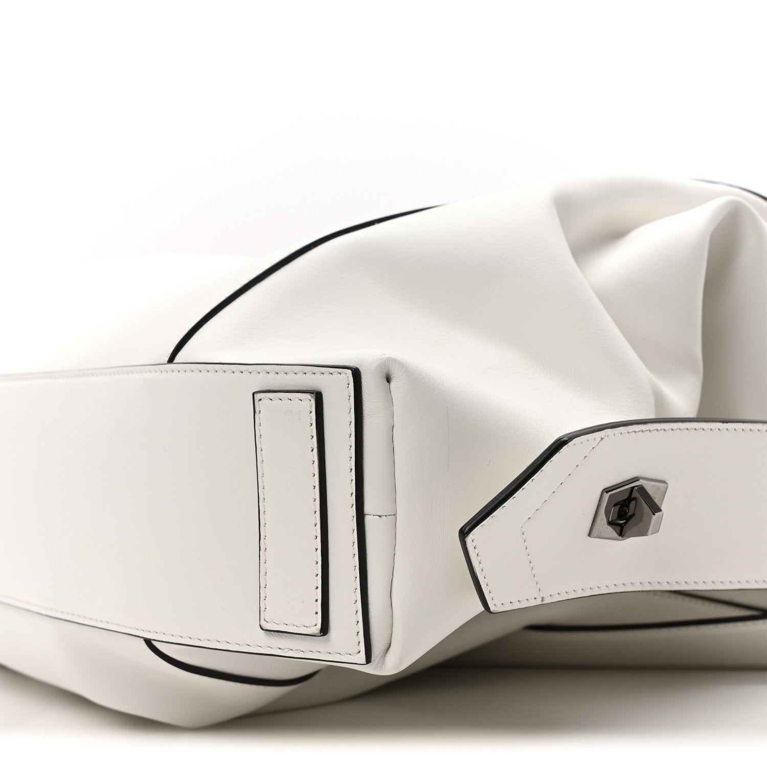 Smooth Calfskin Large Soft Antigona White