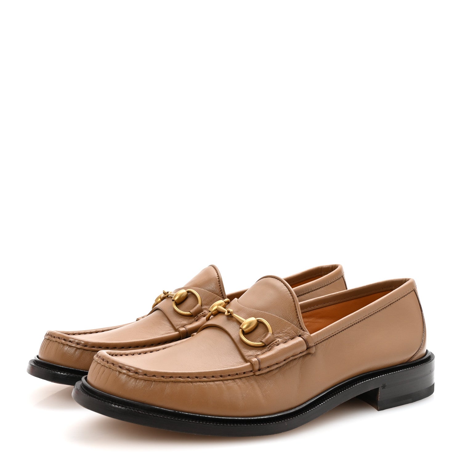 Mandala Goatskin Mens Horsebit Loafers 10 Friky Taupe