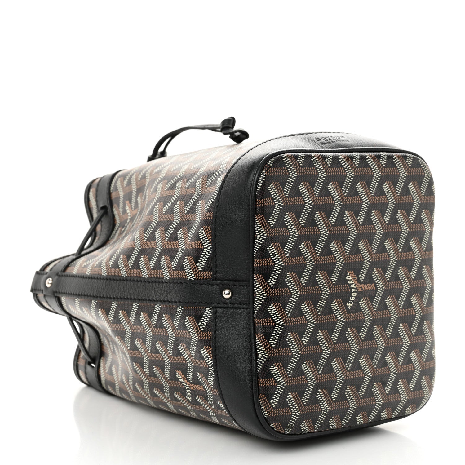 Goyardine Petit Flot Bucket Bag PM Black