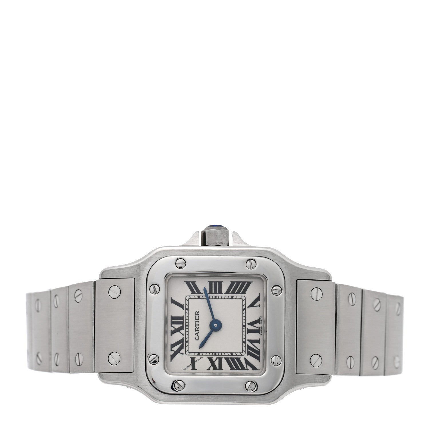Stainless Steel 24mm Santos de Cartier Galbee Quartz Watch