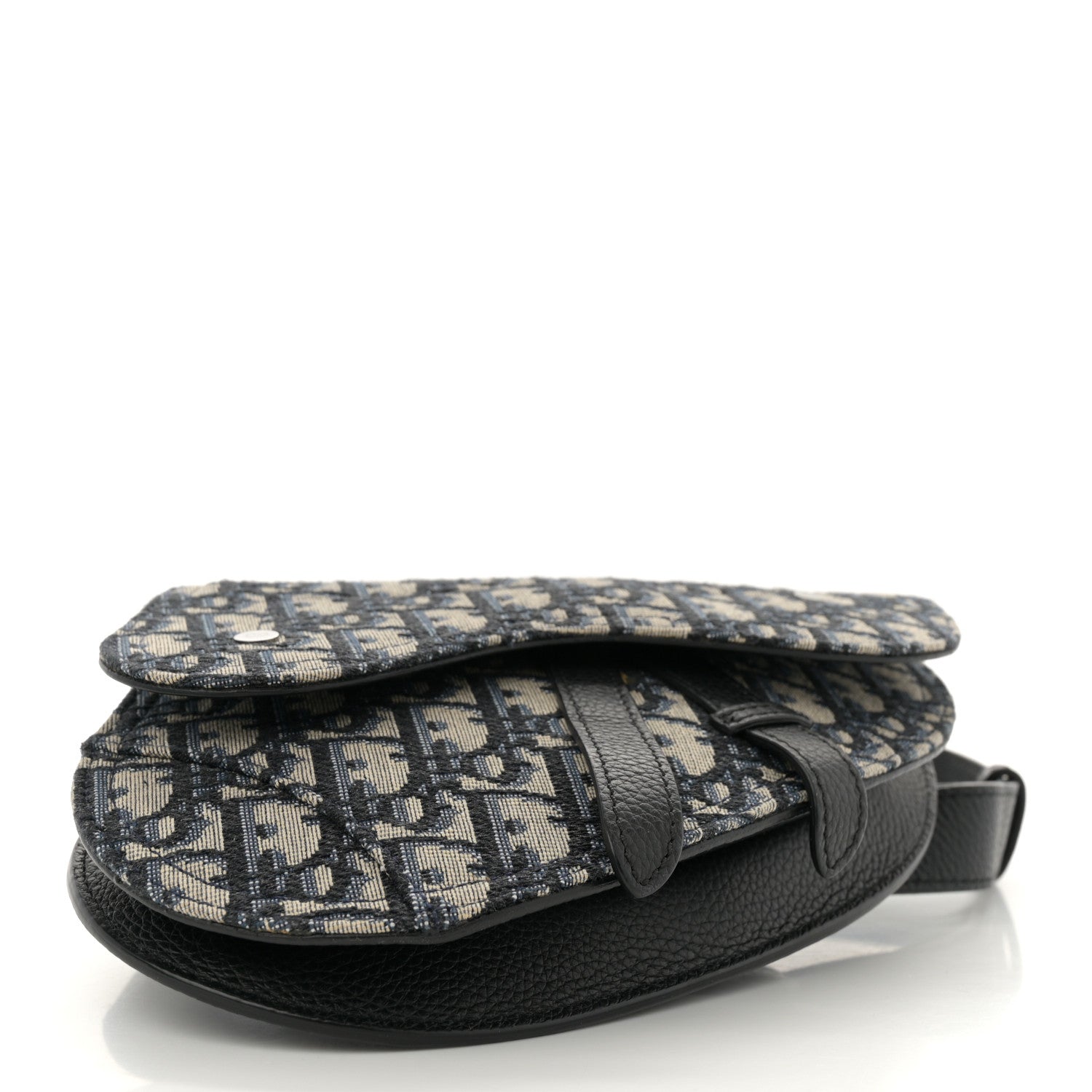 HOMME Oblique Saddle Belt Bag Blue