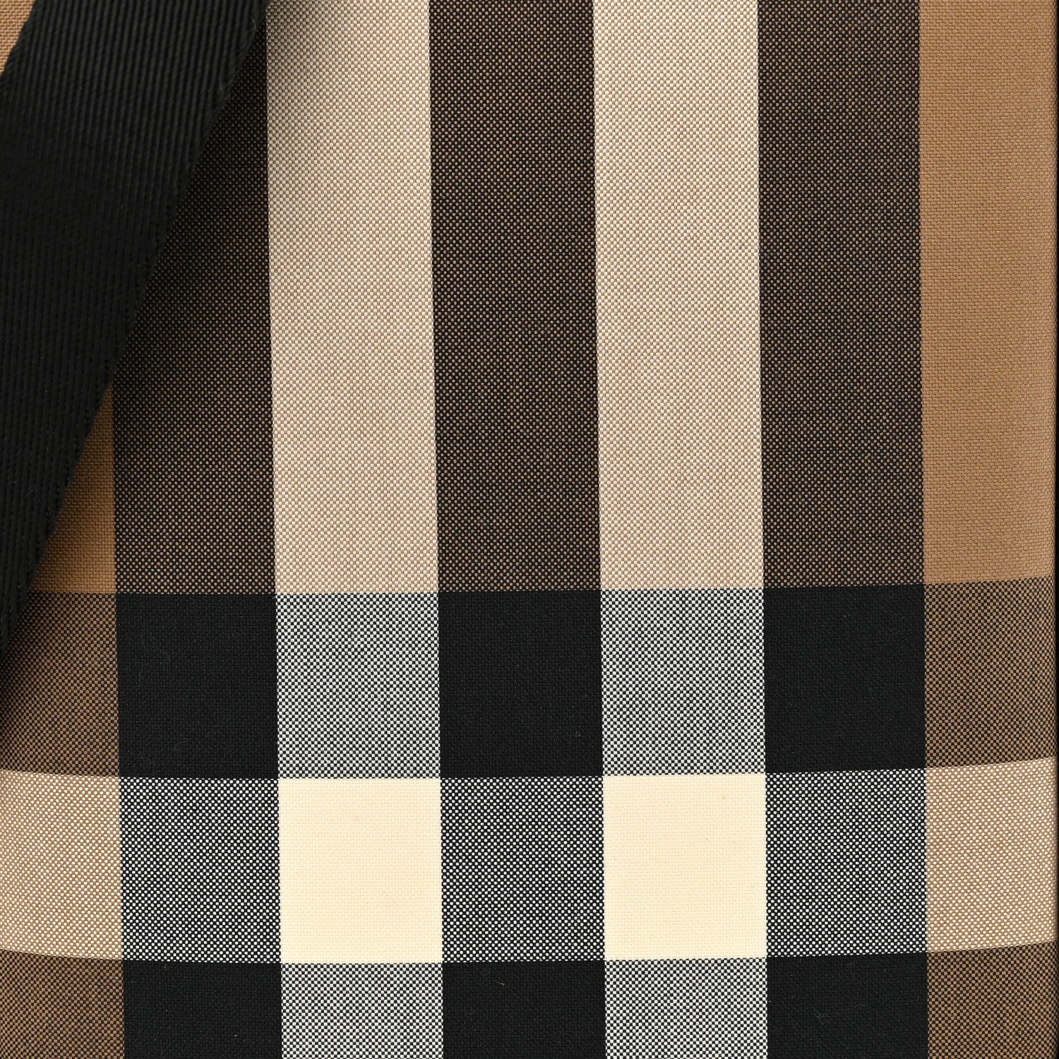 Canvas Super Exploded Check Vertical Paddy Camera Bag Taupe Brown