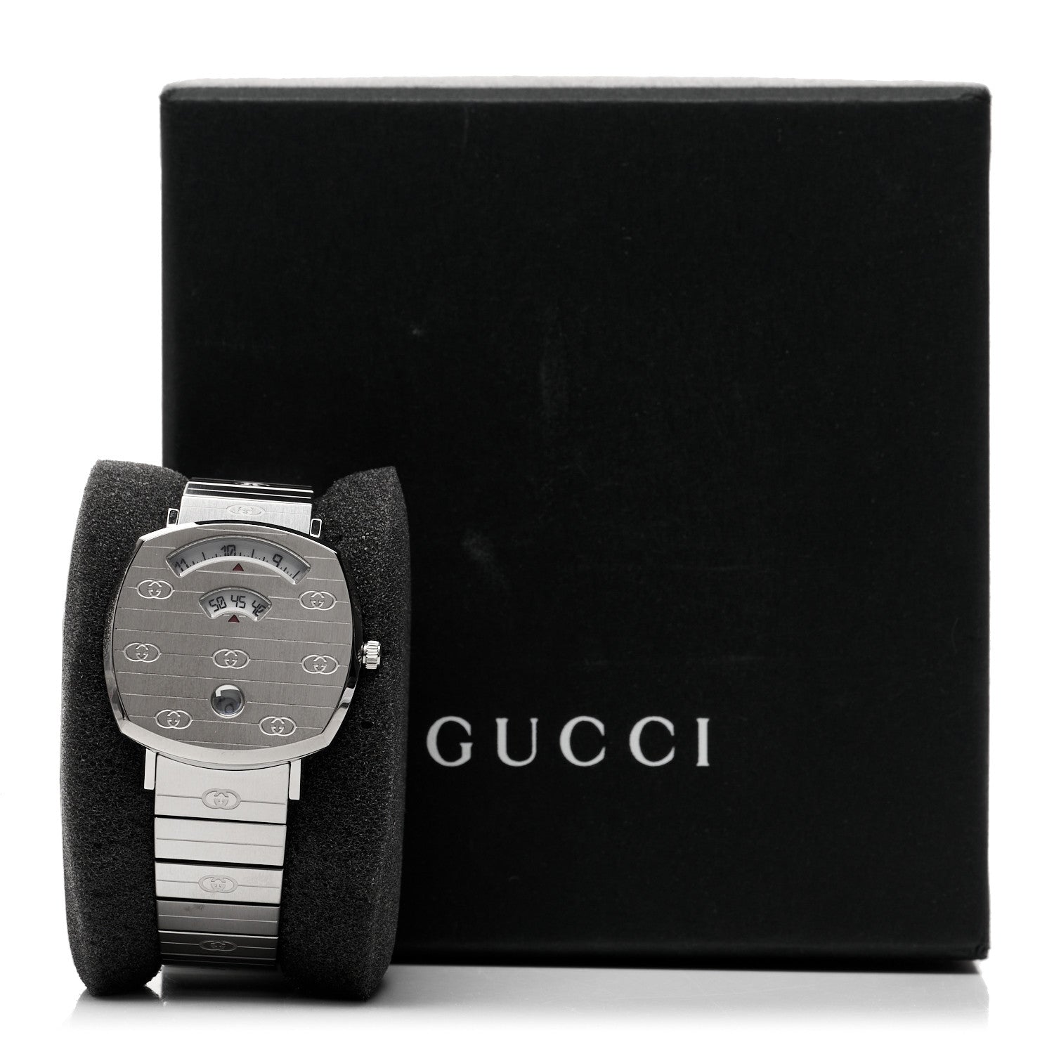 Stainless Steel 35mm Grip Quartz Watch