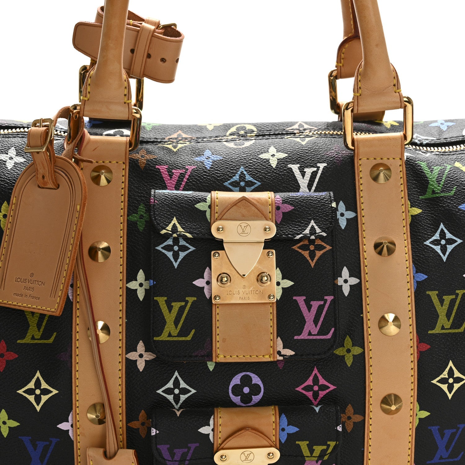 Monogram Multicolor Keepall 45 Black