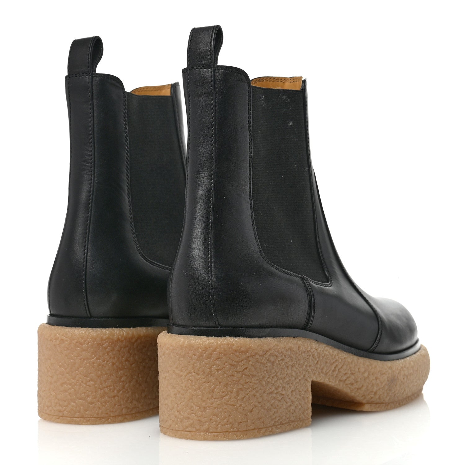 Calfskin Forever 30 Boots 38.5 Black