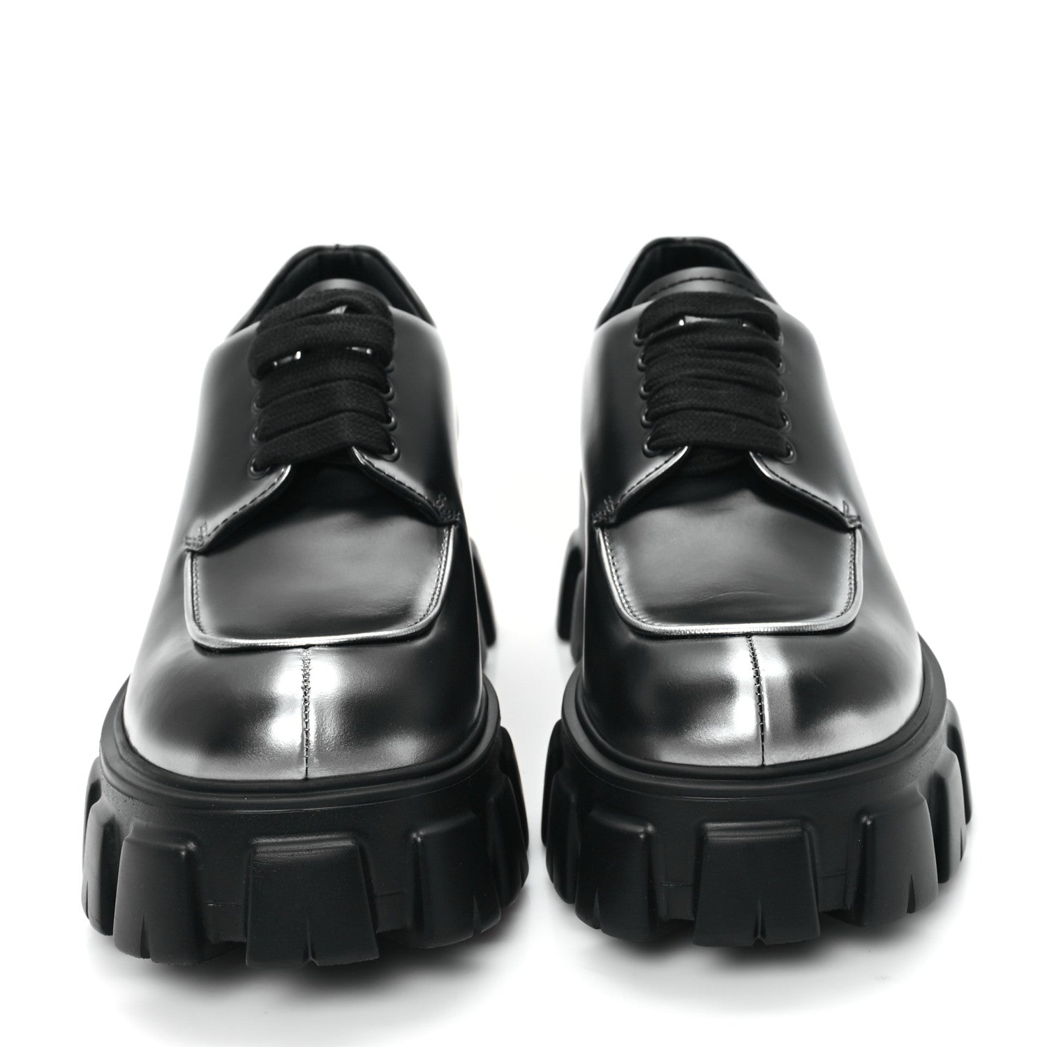 Spazzolato Rois Sfumato Monolith 55mm Derby Loafers 5.5 Black Argento