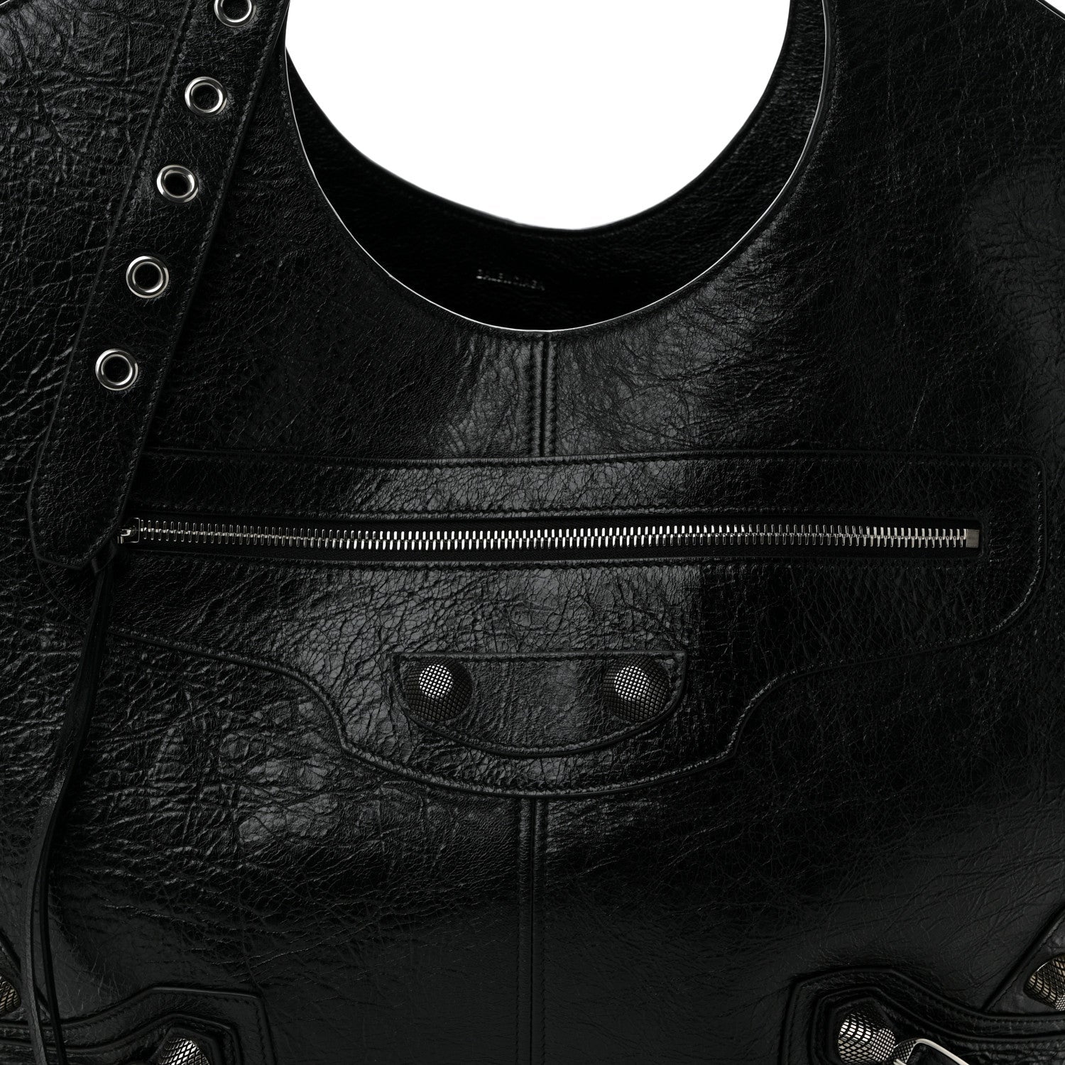 Agneau Arena Large Le Cagole Carry All Bag Black