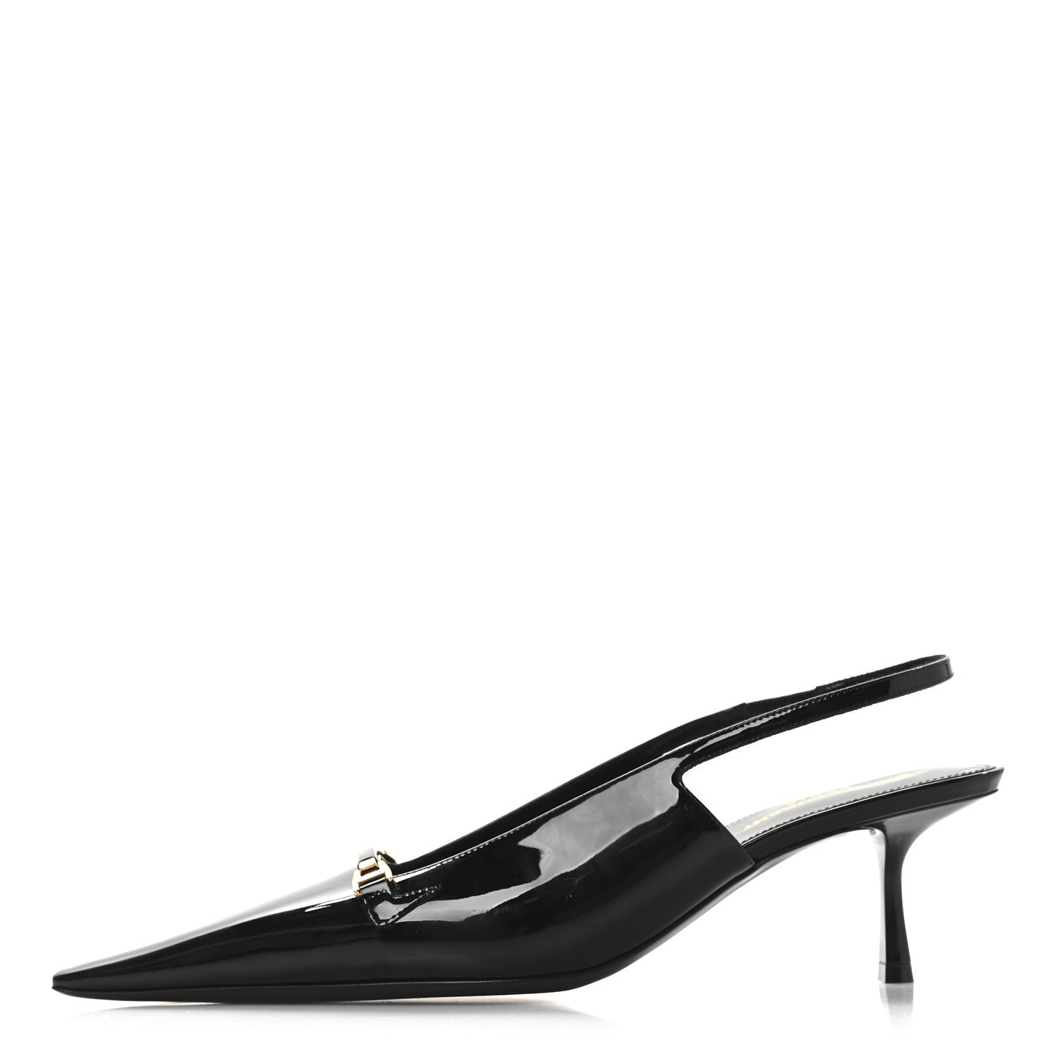 Patent Bade Slingback Pumps 39 Black