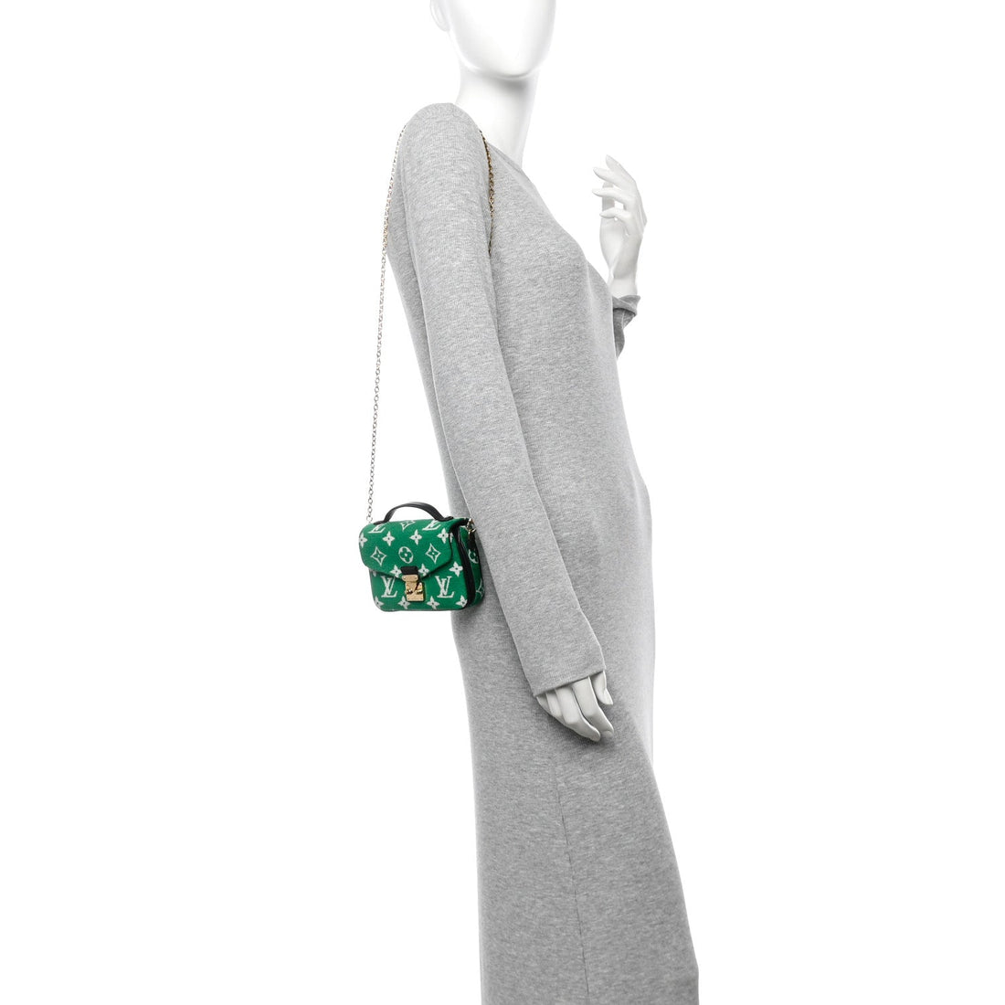 Monogram Jacquard Velvet Micro Metis Green