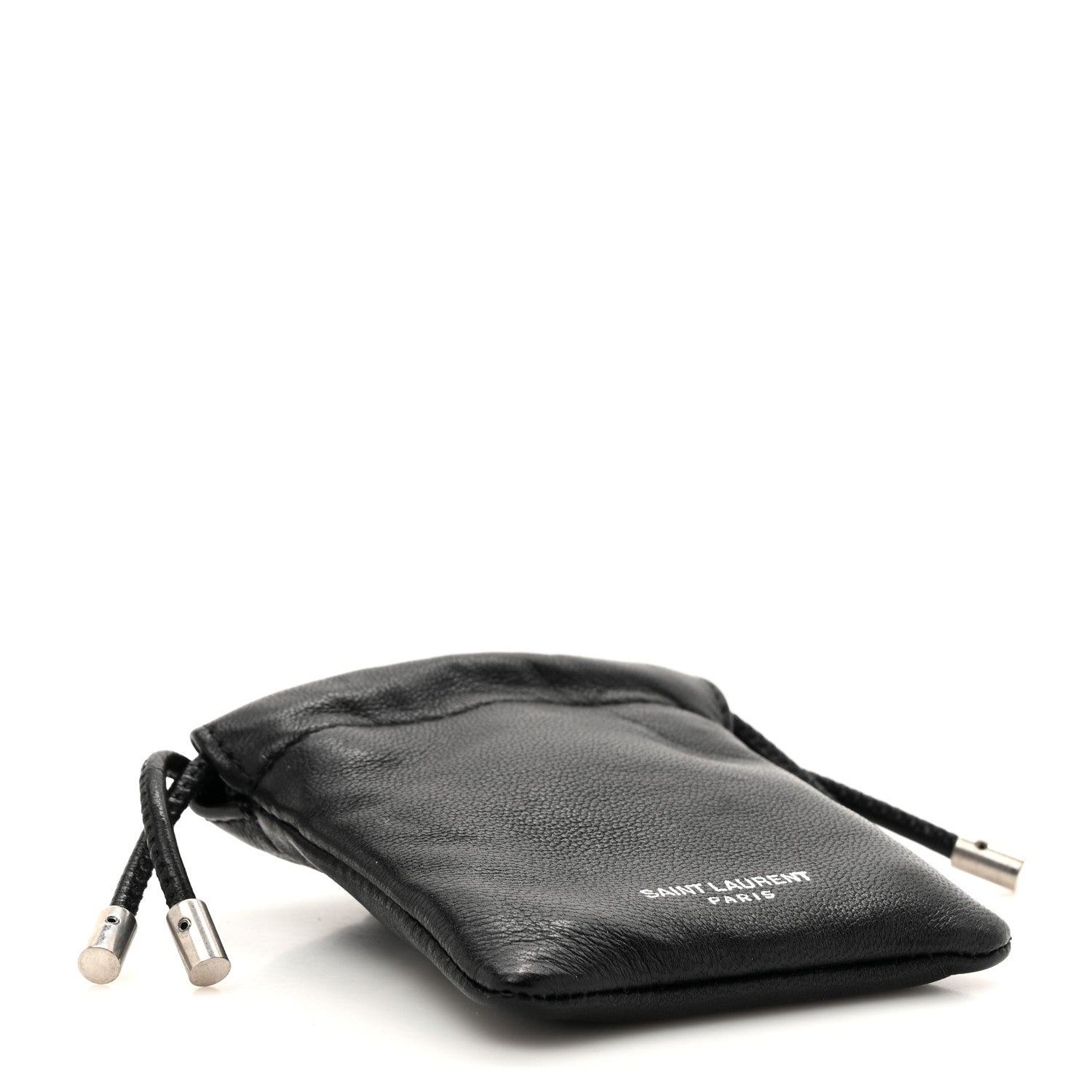 Lambskin AirPods Crossbody Pouch Black