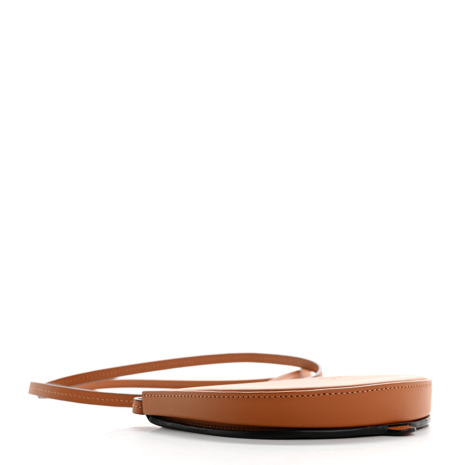 Soft Calfskin Mini Heel Pouch Tan