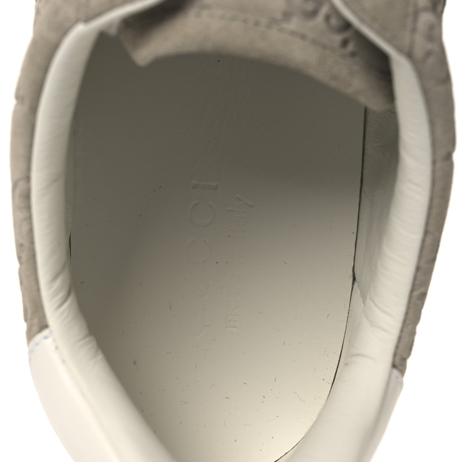 Suede GG Monogram Web Mens Ace Sneakers 8.5 Oatmeal