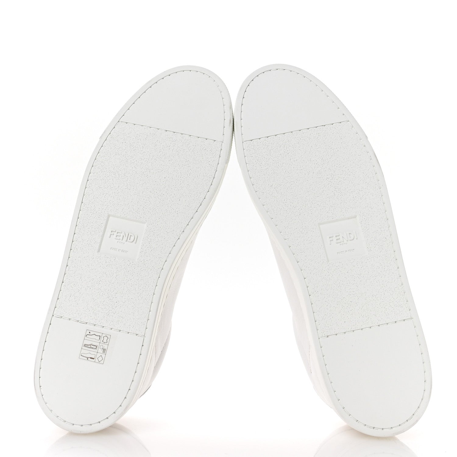 Vitello Karligraphy Embossed Low Top Sneakers 38.5 White