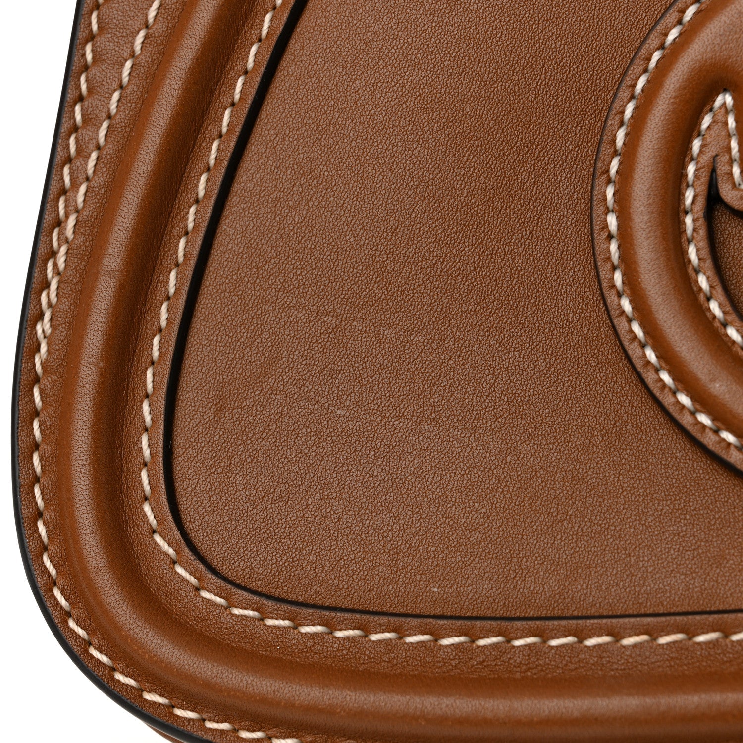 Calfskin Blondie Small Shoulder Bag Brown