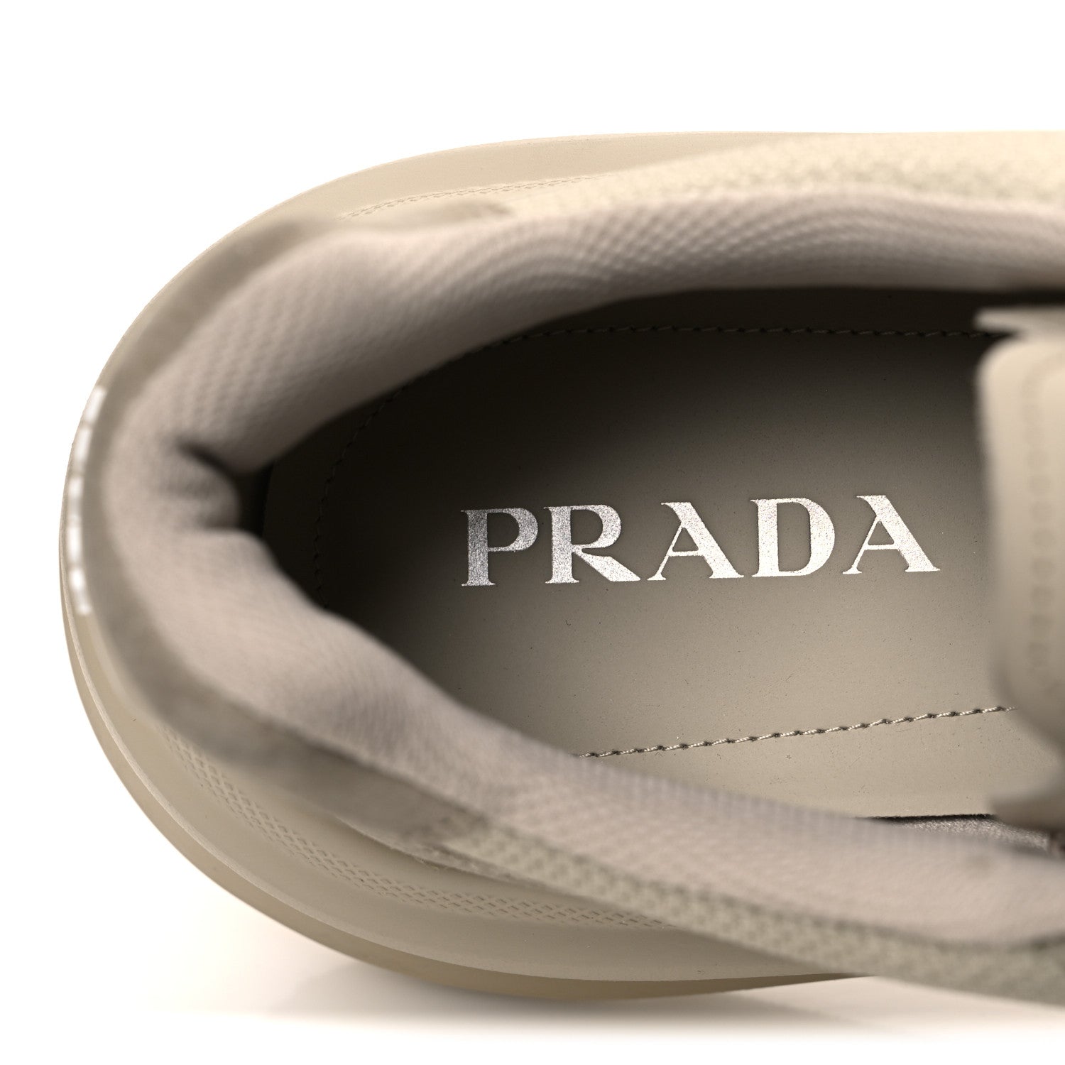 Brushed Calfskin Mens Systeme Sneakers 10.5 Beige