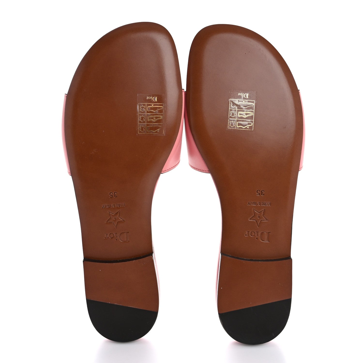 Calfskin D-Club Mule Sandal 35 Peach Boss
