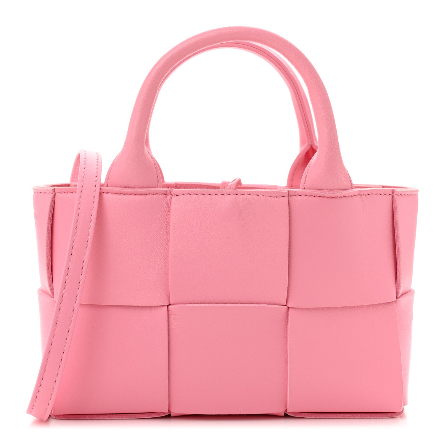 Lambskin Maxi Intreccio Candy Arco Tote Ribbon